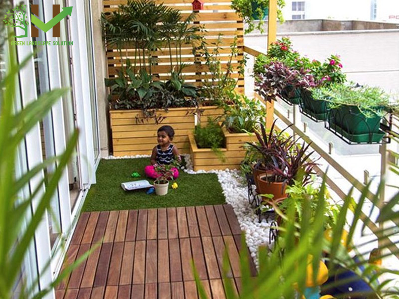 Thiết kế ban công chung cư như một khu vườn mini1