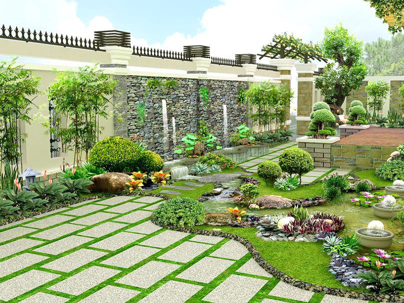 Xu hướng thiết kế sân vườn hiện đại 5