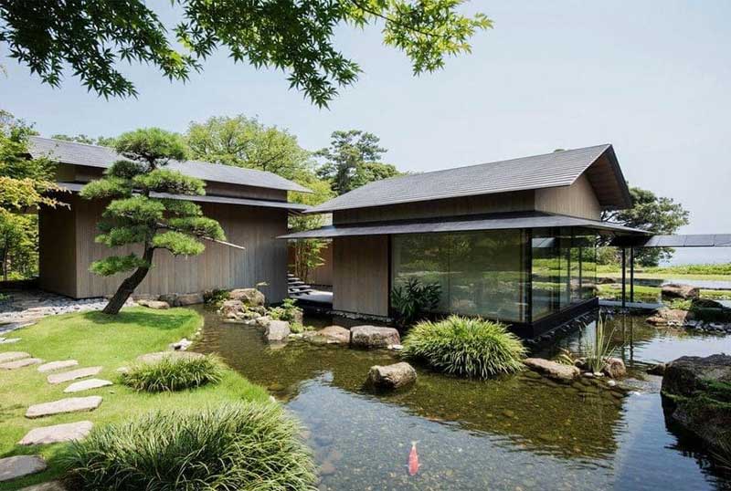 Mẫu sân vườn Nhật Bản hiện đại thu hút mọi ánh nhìn