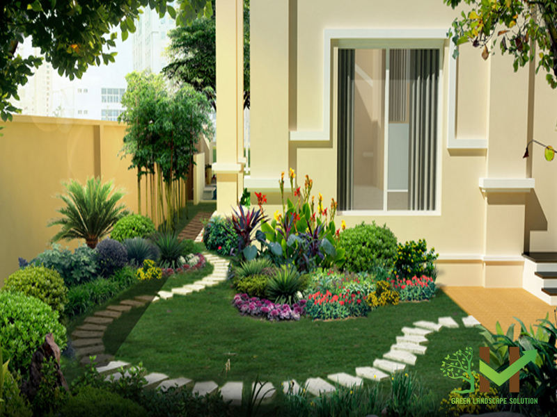 Những mẫu Thiết kế sân vườn đẹp và đẳng cấp dành cho biệt thự 9