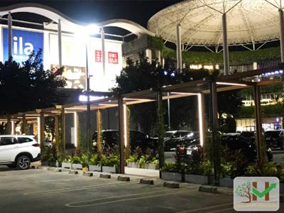 Thiết kế và thi công 2 giàn hoa trong TTTM Aeon Mall Long Biên