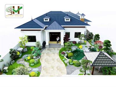 Thiết Kế Cảnh Quan Sân Vườn Hồ Cá Koi Mr. Pháp – Sóc Sơn