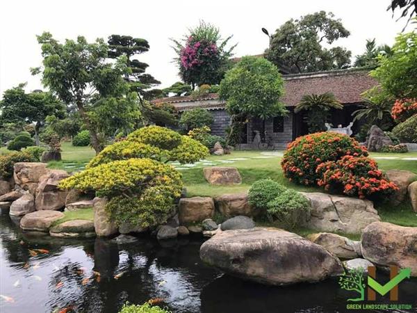 Thiết kế thi công sân vườn - nhà vườn Nam Định