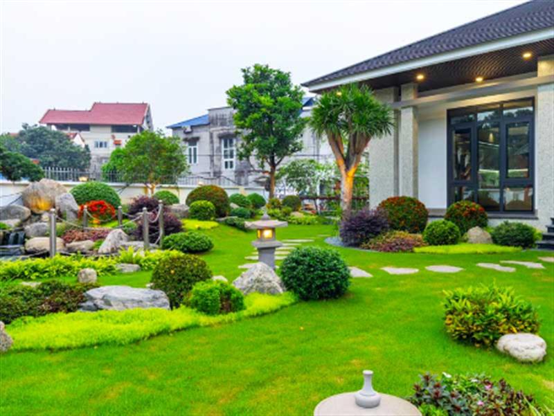 Sơn Kim Việt Nam - Thiết kế thi công sân vườn biệt thự phong cách Nhật Bản chuyên nghiệp