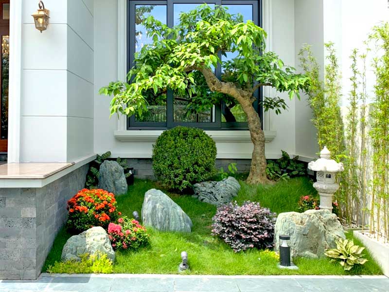 Những chiếc bồn cây bonsai, tiểu cảnh đậm chất Nhật Bản - Tô điểm góc hiên nhỏ thêm xinh