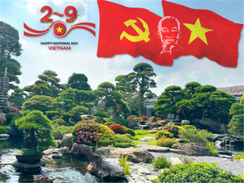 vuonhoa.vn chúc mừng Quốc khánh 02/09/2024