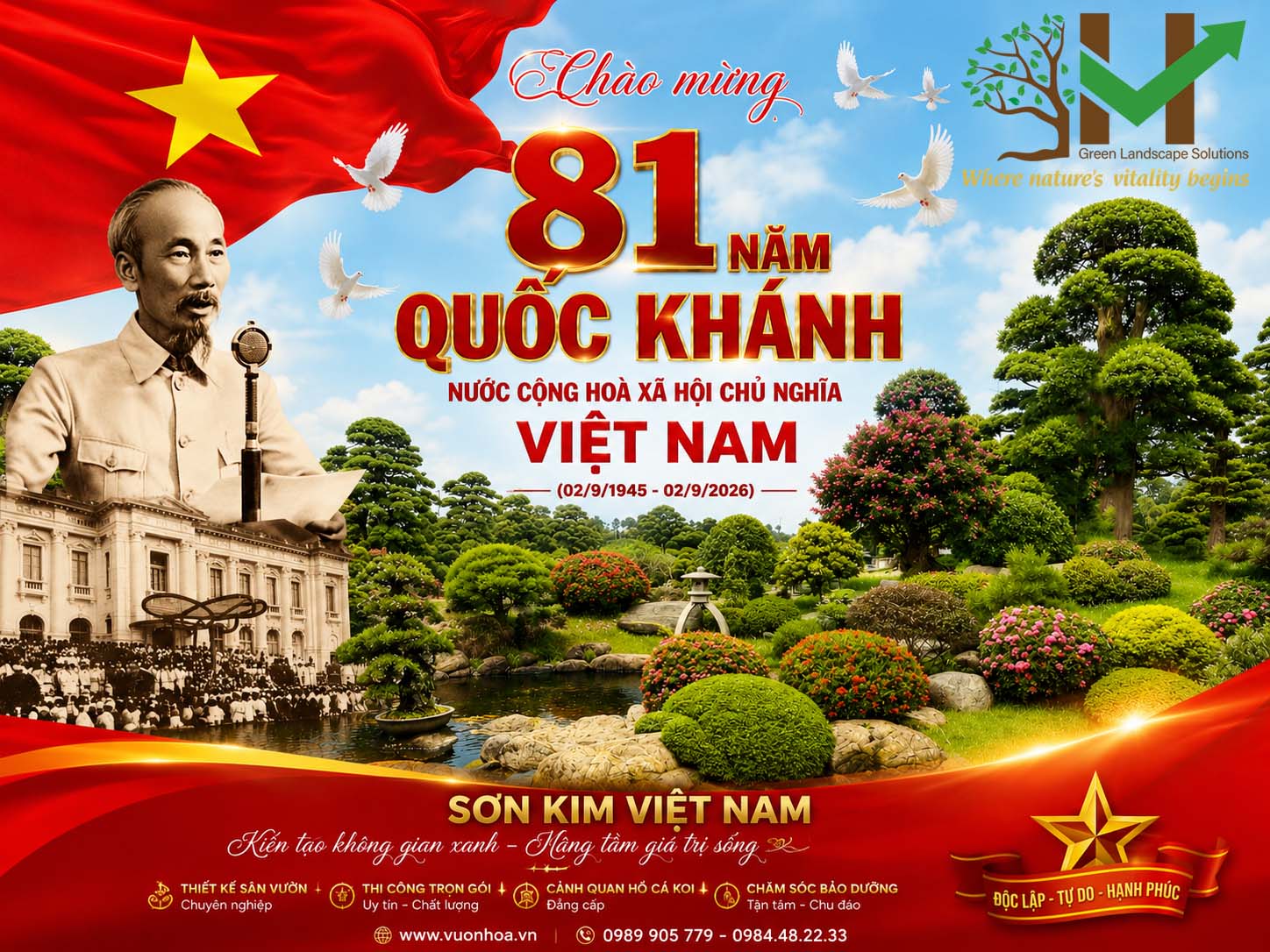 Sơn Kim Việt Nam - Chào mừng Quốc Khánh 02/09 (1945-2026)